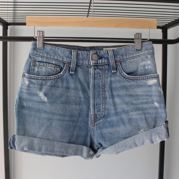 Rag & Bone Maya High-Rise Shorty Short - Picture 1 of 10
